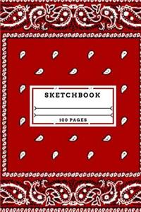Sketchbook - Red Bandana Art Sketch Book