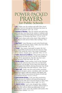 Power-Packed Prayers for Public Schools 50-Pack