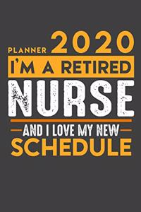 Planner 2020 - 2021 Weekly for retired NURSE