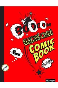 Create Own Comic Book (Red)