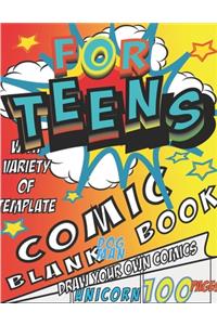 blank comic book for teens with Variety of Templates Draw your Own comics, dogman