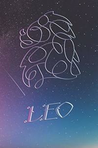 Notebook Leo Zodiac Sign