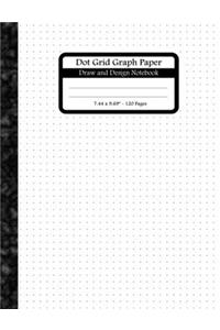 Dot Grid Graph Paper. Draw And Design Notebook