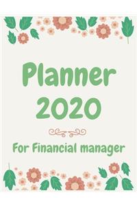 Planner 2020 for Financial manager