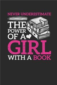 Never Underestimate The Power Of A Girl With A Book