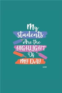 Funny School Teacher Notebook