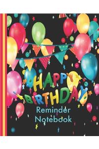 Happy Birthday Reminder Book