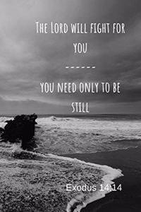 The Lord will fight for you - you need only to be still - Exodus 14