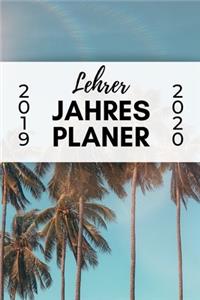 Lehrer Jahres Planer 2019 2020