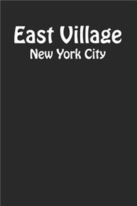 East Village Lover Notebook Blank 120 Lined Pages Journal