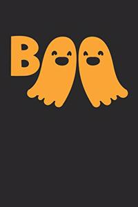 Funny Halloween Notebook - Boo Wirting Journal - Cute Halloween Gift - Halloween Themed Ghost Diary