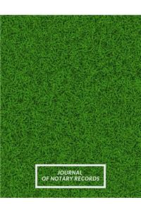 Journal of Notary Records