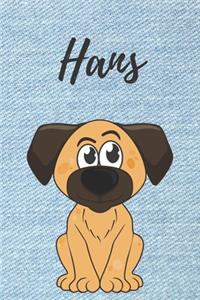 Hans Hund-Malbuch / Notizbuch Tagebuch