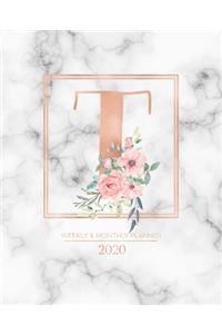 Weekly & Monthly Planner 2020 T