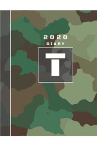 Personalised 2020 Diary Week To View Planner