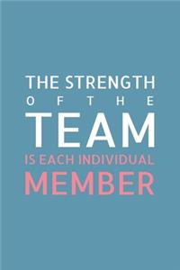 The Strength of the Team is each Individual Member