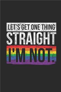 Let's Get One Thing Straight, I'm Not