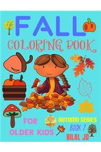 Fall Coloring Book for Older Kids