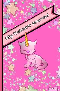 My Unicorn Journal - Cute Sparkly Journal
