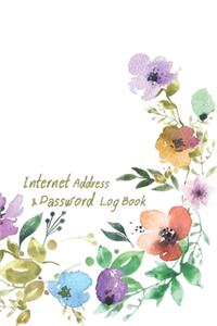 Internet Address & Password Log Book