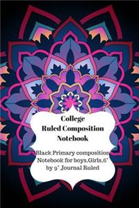 College Ruled Composition Notebook