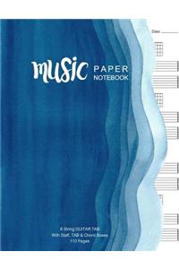 Music Paper Notebook