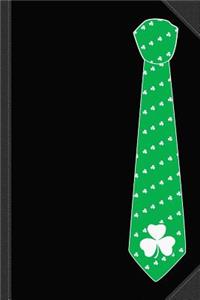 Irish St Patrick's Tie Journal Notebook