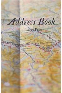 Address Book Large Print