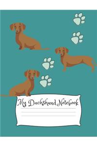 My Dachshund Notebook