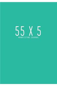 55x5 Manifesting Journal