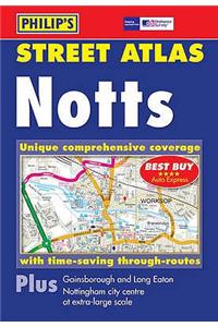 Philip's Street Atlas Nottinghamshire
