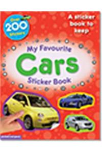 My Favourite Cars Sticker Book: A Sticker Book to Keep