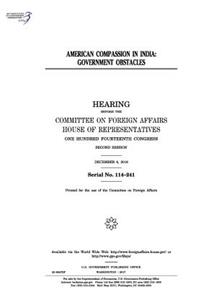 American compassion in India