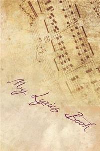 My Lyrics Book