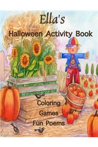 Ella's Halloween Activity Book