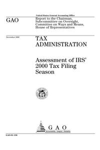 Tax Administration: Assessment of IRS 2000 Tax Filing Season