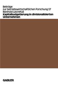 Kapitalbudgetierung in divisionalisierten Unternehmen