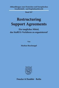 Restructuring Support Agreements