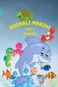 Libro da Colorare Animali Marini