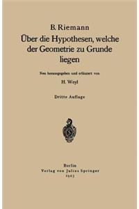 Über die Hypothesen, welche der Geometrie zu Grunde liegen