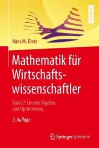 Mathematik Für Wirtschaftswissenschaftler