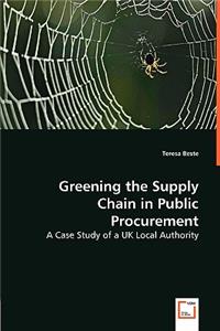 Greening the Supply Chain in Public Procurement