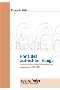 Preis des aufrechten Gangs