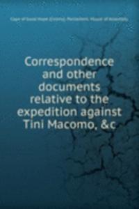 CORRESPONDENCE AND OTHER DOCUMENTS RELA