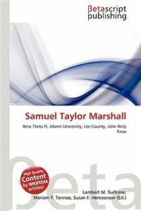 Samuel Taylor Marshall