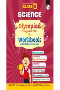 PW Olympiad Plus Workbook For Class 6 Science Prepguide, PYQs and Worksheets (Paperback, PW)
