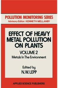 Effect of Heavy Metal Pollution on Plants