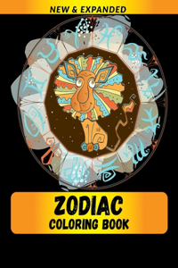 Zodiac Coloring Book: Stress Relieving Designs for Adults Relaxation