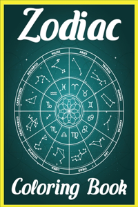 Zodiac Coloring Book Aries, Taurus, Gemini, Cancer, Leo, Virgo, Libra, Scorpio, Sagittarius, Capricorn, Aquarius Pisces