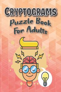 Cryptograms Puzzle Books For Adults Large Print